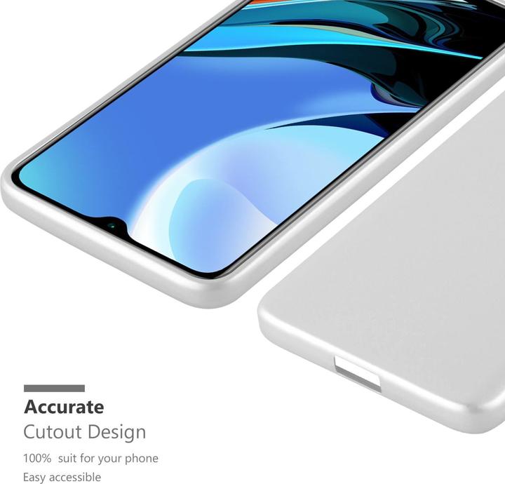 Actual product image Cadorabo TPU Matt Metallic Sleeve (Xiaomi Redmi 9T, Xiaomi Poco M3)