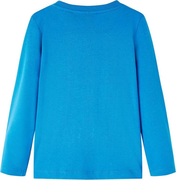 Image du produit VidaXL T-shirt manches longues enfant bleu cobalt 128,Matière : 100 (128)