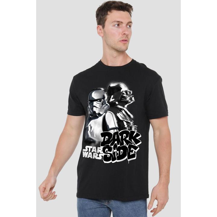 Actual product image Star Wars Mens Dark Side Duo T-Shirt (M)