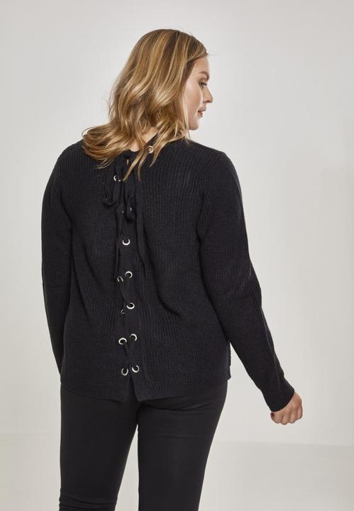 Actual product image Urban Classics Ladies Back Lace Up Sweater (3XL)