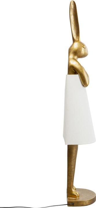 Produktbild Kare Design Stehleuchte Animal Rabbit Gold/Weiss 150cm (E27)