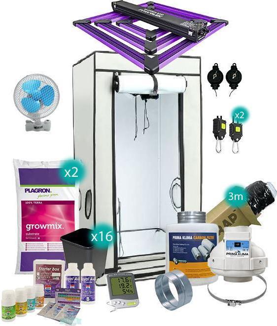 Image du produit Tamar Kit de culture Q80+ 80x80x180cm LED Lumatek