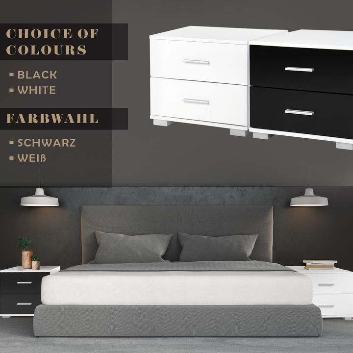 Actual product image Miadomodo Nachttisch 2er-Set (40 x 40 x 35 cm)