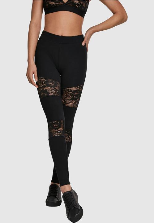 Actual product image Urban Classics Ladies Laces Inset Leggings (4XL)