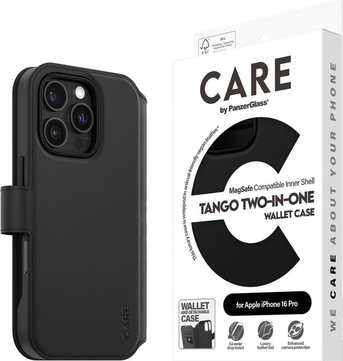 Image du produit PanzerGlass CARE Tango Two-in-One Wallet Case (Apple iPhone 16 Pro)