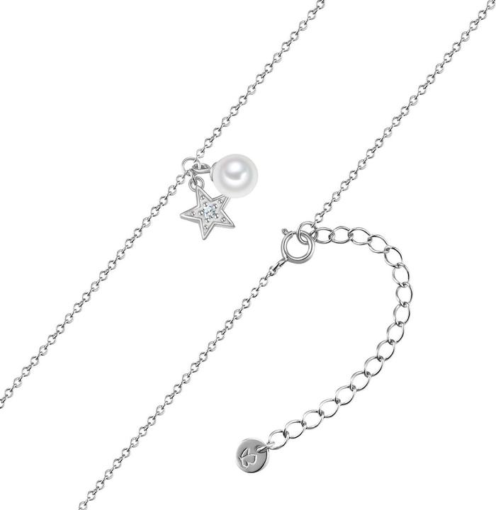 Produktbild Glanzstücke München Damen Kette Stern Sterling Silber - 34552 (Sterling Silber, 40 - 45 cm)
