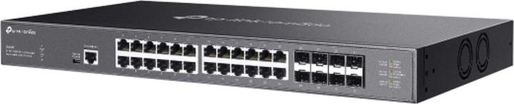 Produktbild TP-Link Omada 24-Port 10GBASE-T L2+ Managed Switch with 8 10GE SFP+ Slots (24 Ports)