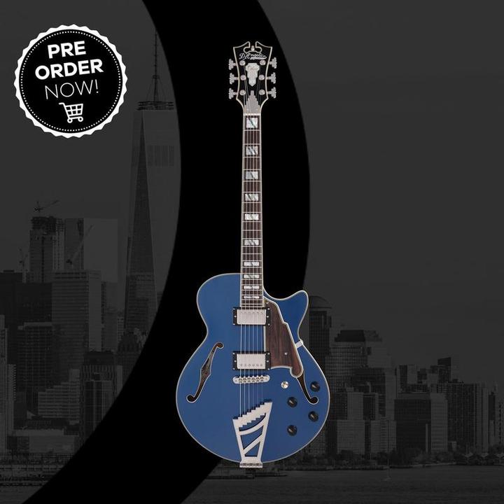 D'angelico Guitars D'Angelico Deluxe SS Limited Edition Sapphire (E-Gitarre)