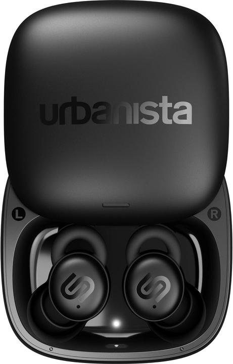Actual product image Urbanista True Wireless In-Ear-Kopfhörer Porto Schwarz (No noise cancelling, 27 h, Wireless)