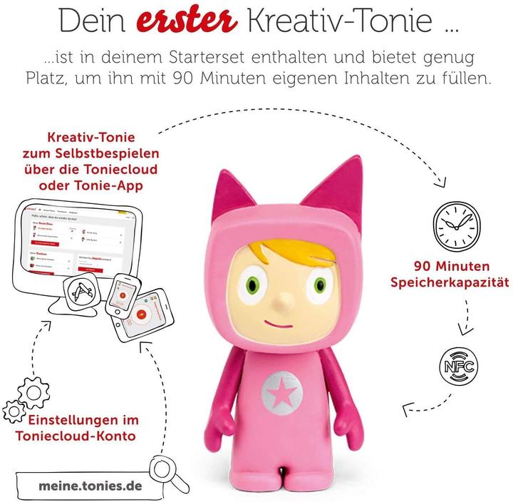 Actual product image Tonies Toniebox Starter Set Pink (creative tone) (German)