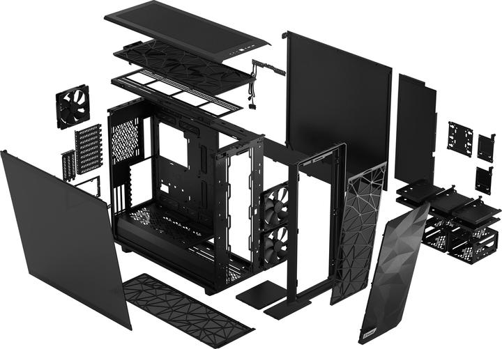 Image du produit Fractal Meshify 2 XL Dark (ATX, mATX, Mini-ITX, E-ATX, EE-ATX, SSI CEB, SSI EEB)