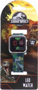 Produktbild Accutime LED-Kinderuhr Jurassic World (grün), Digitaluhr mit LED-Anzeige für Uhrzeit und Datum (Digitaluhr, 37 mm)