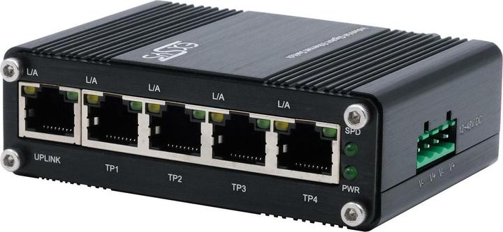 Actual product image Exsys Industr. Ethernet Mini Switch 5x 1 Gbps (5 Ports)