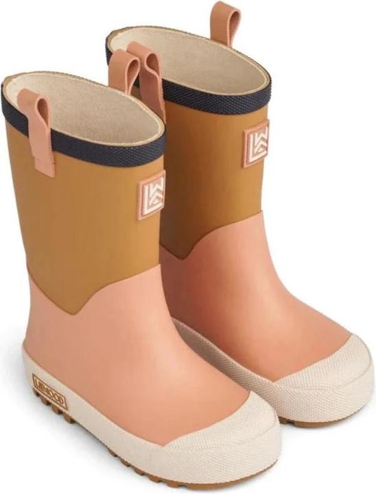 Actual product image Liewood Rubber Boots Sasha Natural Rubber Tuscany Rose Multi Mix (24)
