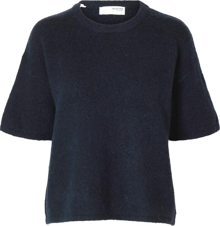Actual product image Selected Femme Short sleeve knitted top (XS)