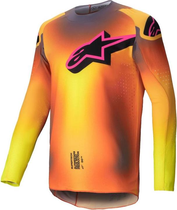 Actual product image Alpinestars Jersey 25 Supertech Lipan Yl (XXL)