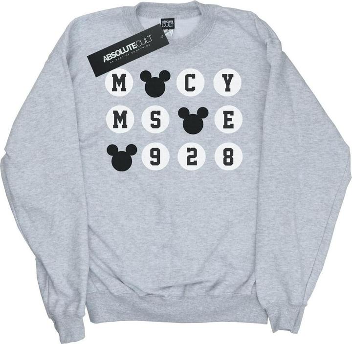 Actual product image Disney Boys Mickey Mouse 1928 Circles Sweatshirt (128)