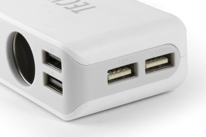 Produktbild Technaxx Autoladegerät 4USBAnschlüssen und 3fachVerteiler