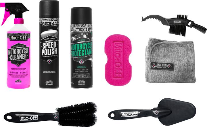 Actual product image Muc-Off Ultimate Bicycle Kit (1800 ml, Universal Lubricant, Sponge, Bicycle cleaner, Chain cleaner, Care set)