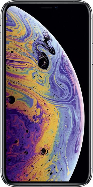 Actual product image Re!commerce iPhone Xs Max (64 GB, Silver, 6.50", 12 Mpx, SIM + eSIM, A / Like new)