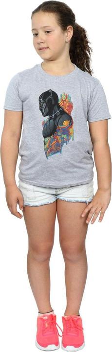 Image du produit T-shirt en coton profilé Black Panther pour fille (116)