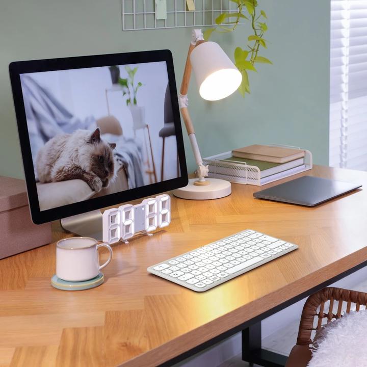Actual product image Hama Multi-Device-Tastatur WK-500 kabellos Funk u. BT klein WS QWERTZ (DE, Wireless)