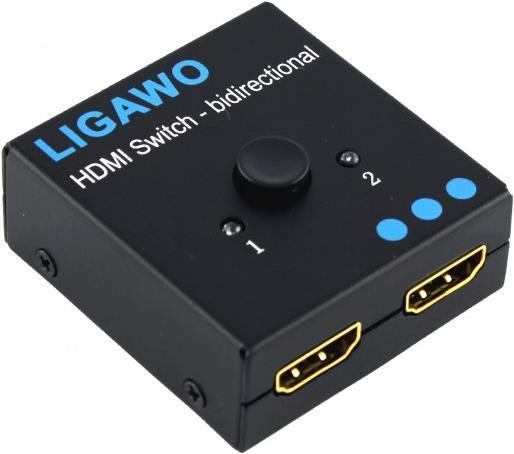 Produktbild Ligawo HDMI Switch 1->2 oder 2->1 bidirektional