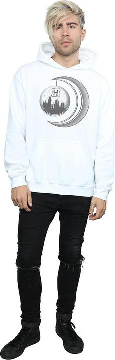 Actual product image Mens Hogwarts Moon Hoodie (S)