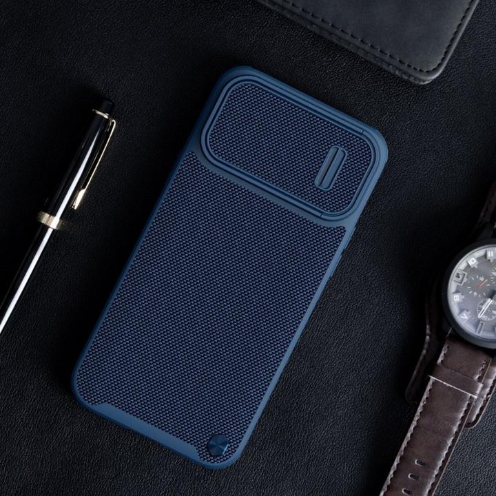 Actual product image Nillkin Textured S Case for iPhone 14 Pro Max Cover with Black Camera Cover (Apple iPhone 14 Pro Max)