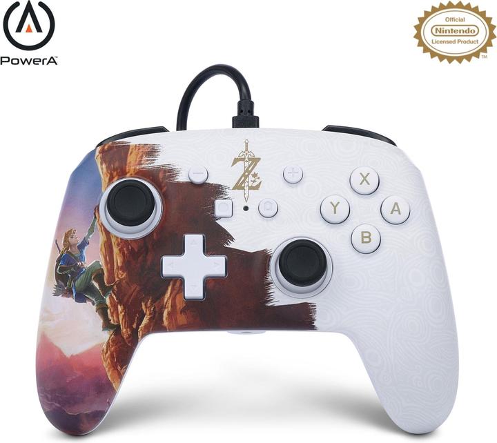 PowerA Controller per Nintendo Switch (con cavo, Rise of the Hero, licenza ufficiale) (Switch)