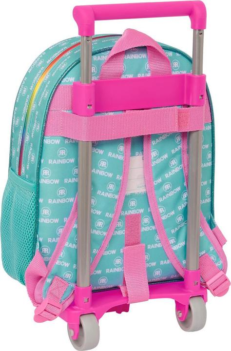 Produktbild Rainbow Schulrucksack mit Rädern High Paradise türkis 28 x 34 x 10 cm
