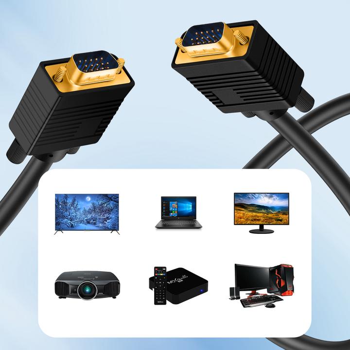 Produktbild LinQ VGA Videokabel 5m (5 m, VGA)