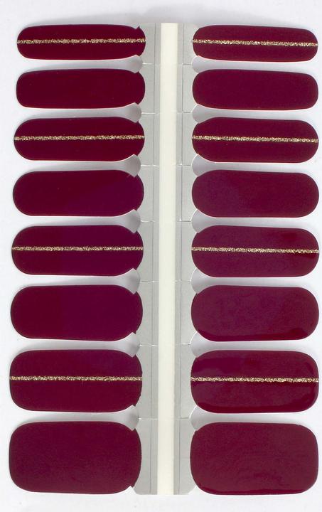 Actual product image Vargu solid purple (Artificial nails, solid purple)