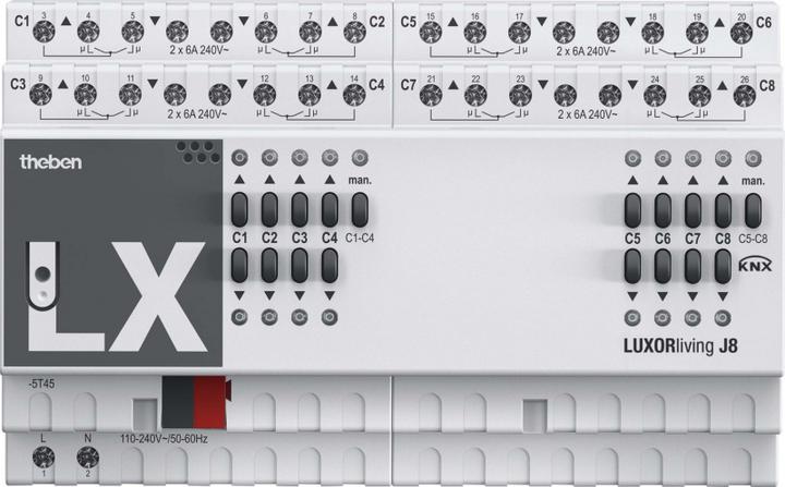 Actual product image Theben LUXORliving J8 (Shutter actuator)
