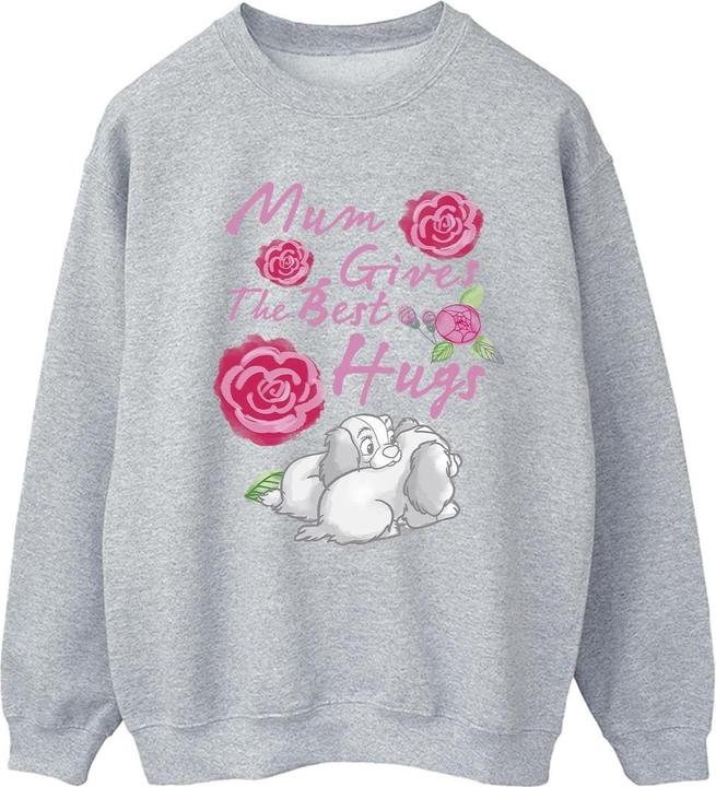 Actual product image Disney Womens/Ladies Lady And The Tramp Mum Hugs Sweatshirt (XL)