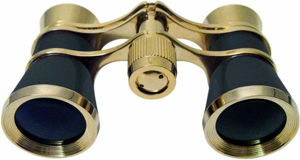 Braun Photo BRAUN Binocular 3 x 25 Opera Gold/Schwarz (3 x, 25 mm)