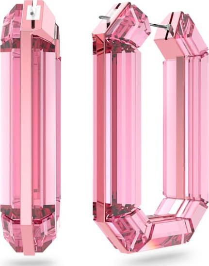 Actual product image Swarovski Lucent Creoles Pink (Swarovski Metal)