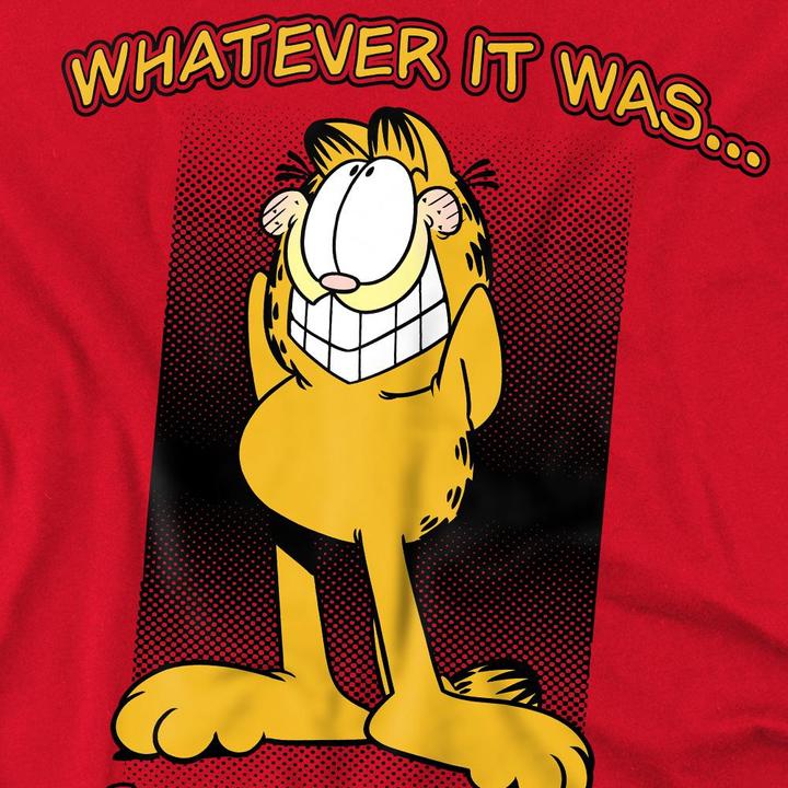 Actual product image Garfield Mens I Didn't Do It T-Shirt (S)