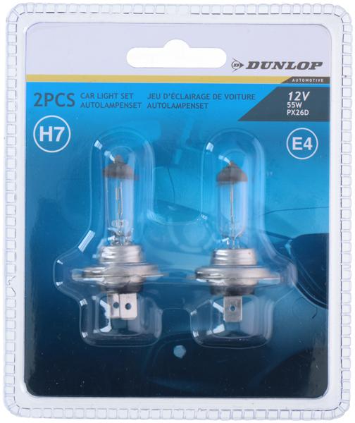 Produktbild Dunlop Car light 2pc H7 12V 55W