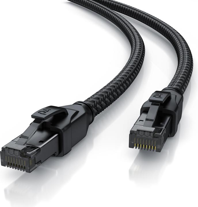 Immagine prodotto Primewire Cavo di rete CAT.8, RJ-45, Ethernet, cavo patch CAT 8, Gigabit Ethernet 40 Gbit/s S/FTP Cavo LAN (S/FTP, CAT8.1, 15 m)
