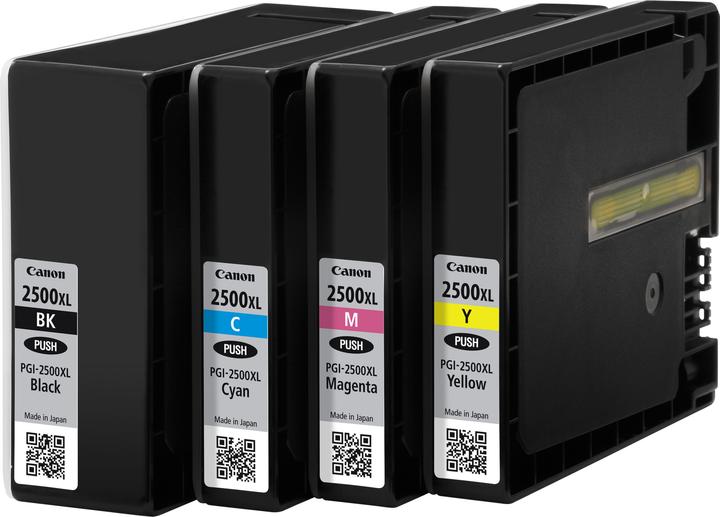 Actual product image Canon PGI-2500XL Multipack (M, FC, C, Y)
