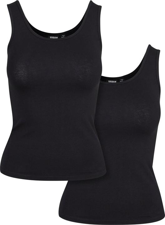 Image du produit Urban Classics Haut extensible de base 2-Pack pour femmes (4XL)