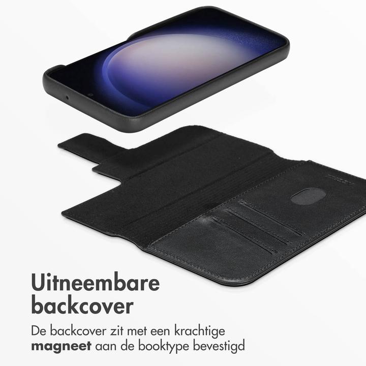 Image du produit Accezz Leather Bookcase 2-in-1 met MagSafe Samsung Galaxy S23 - Onyx Black (Samsung Galaxy S23+)