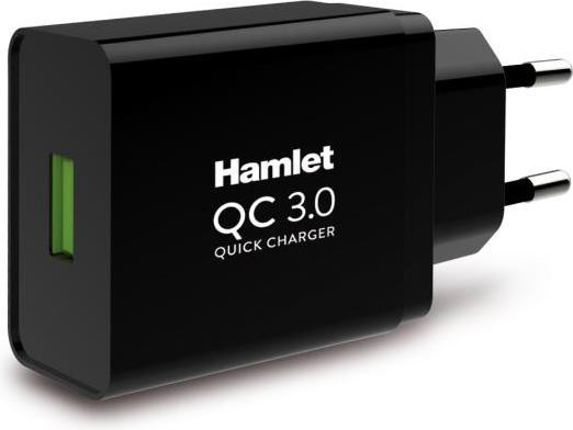 Immagine prodotto Hamlet XPWCU118QC Caricabatterie per dispositivi mobili Nero Interno (18 W)