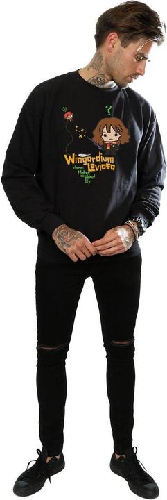 Actual product image Mens Hermione Granger Wingardium Leviosa Junior Sweatshirt (M)