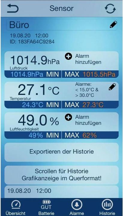 Produktbild Technoline Funk Wetterstation Datenlogger von Mobile Alerts Set bestehend aus MA10238 und Gateway