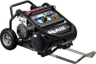 Actual product image Folke Larsen Flair 20/20 compressor 2,0hk - 230V, lydsvag, 210L/min, 20L tank, 10 bar, oliefri (20 l)