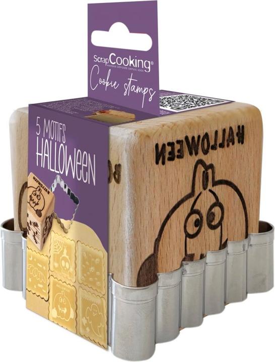 Produktbild ScrapCooking Ausstecher mit Würfelstempel Halloween