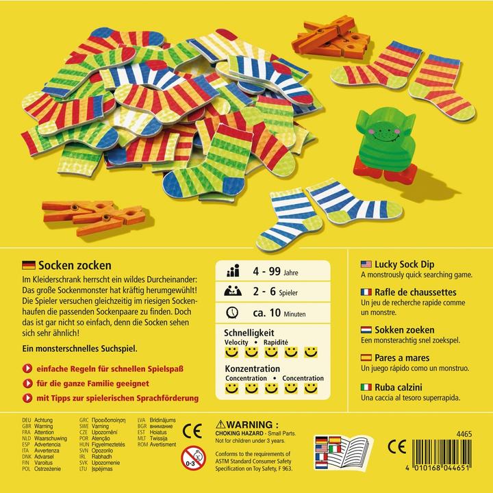Actual product image Haba gamble socks (German)
