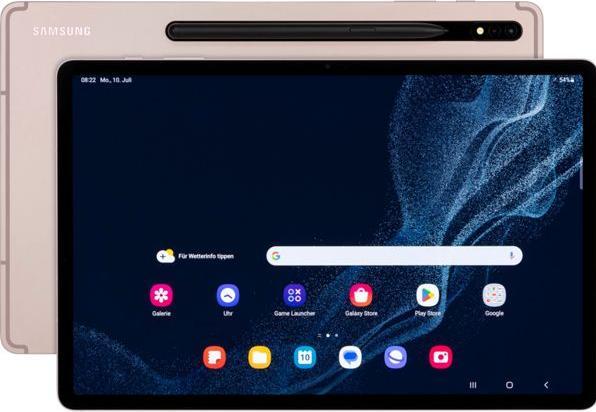 Actual product image Samsung Galaxy Tab S8+ (5G, 12.40", 256 GB, Pink Gold)